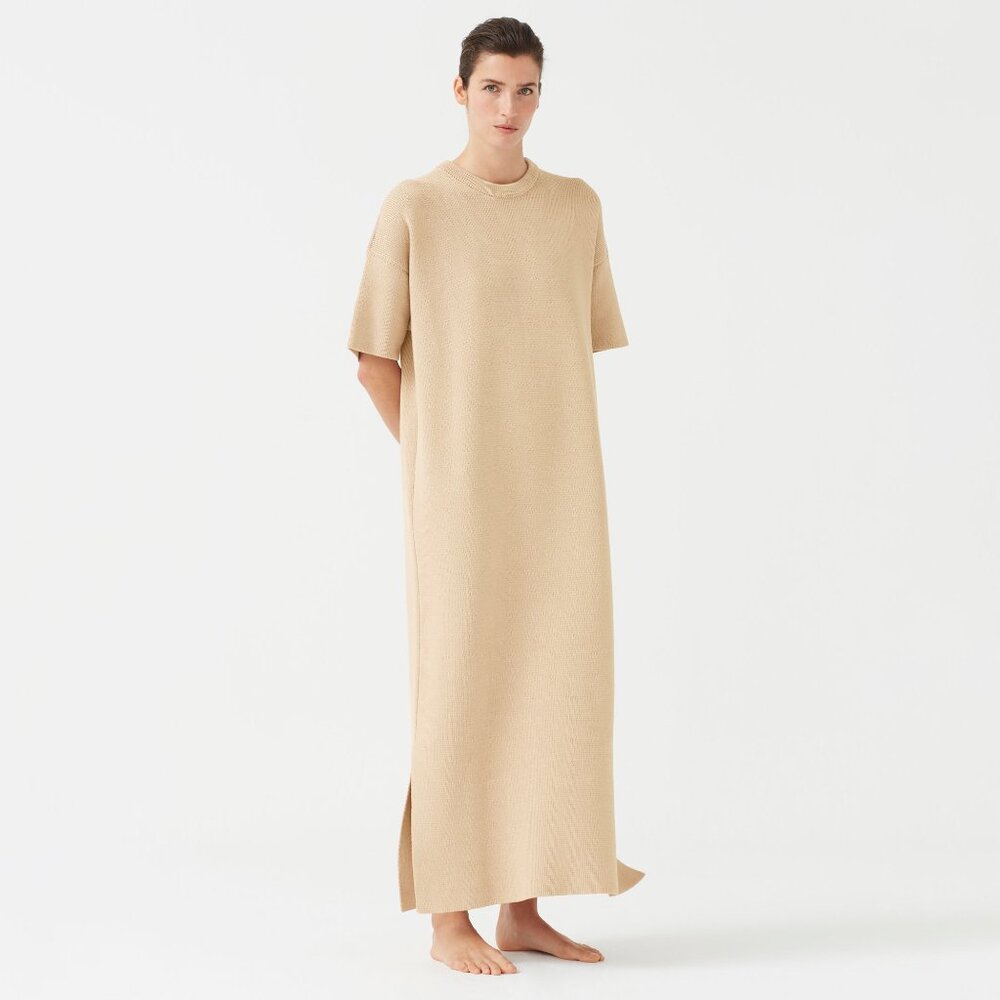 Babaa Cotton Dress No 35 in Clay Pot One Size